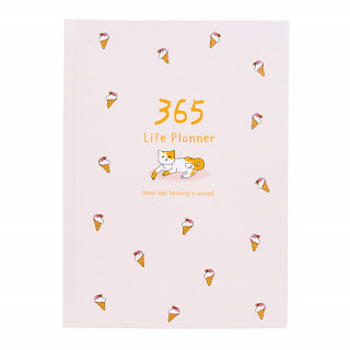 Ежедневник "365" Кот и мороженка КФ-019