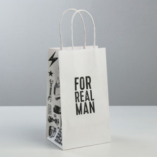 Пакет подарочный ПК-337 "For real men"